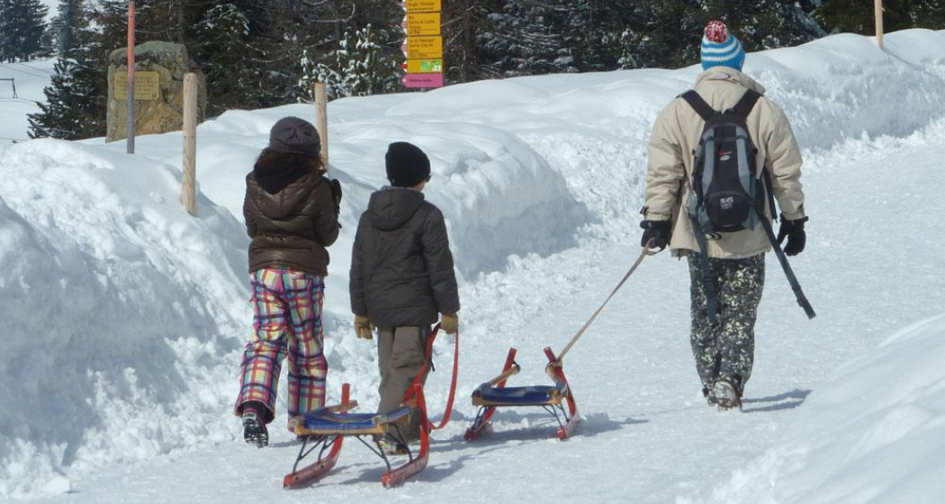 Sportlich: Aufstieg zu Fuss