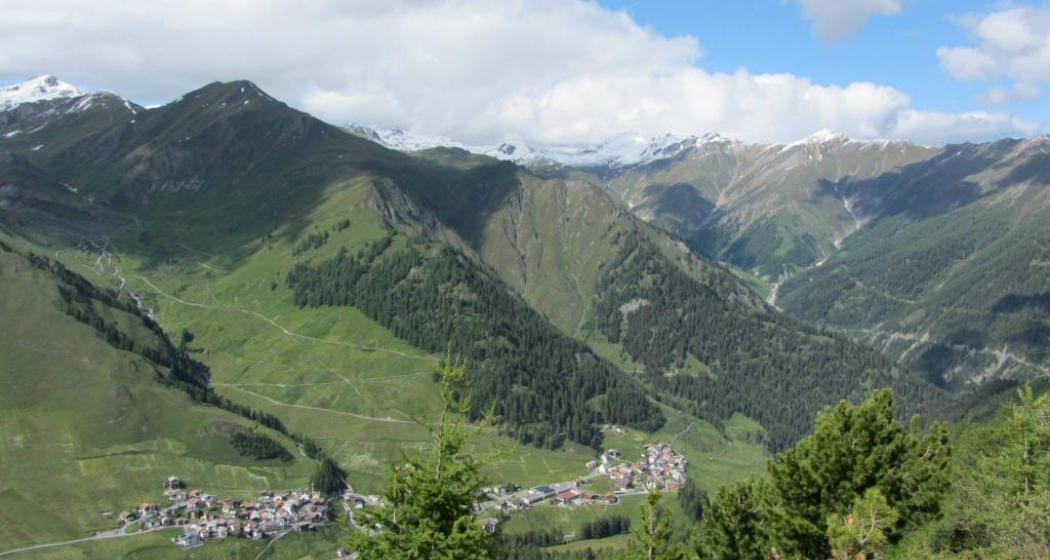 Blick auf das Samnauntal