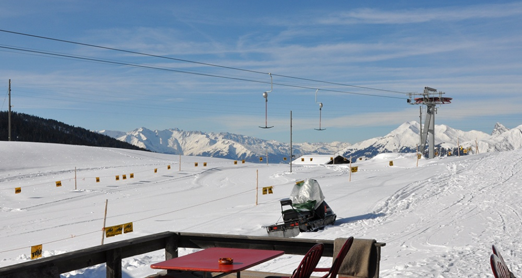 Blick vom Hochsitz Richtung Schesaplana Blick vom Hochsitz Richtung Schesaplana