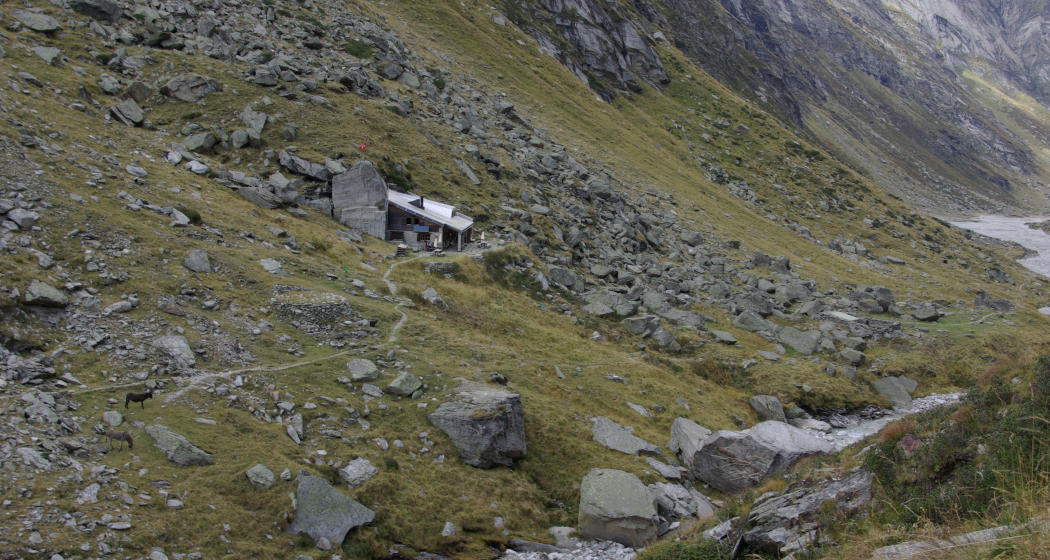 Länta Hütte SAC; Foto: Hubert Hodel Länta Hütte SAC; Foto: Hubert Hodel