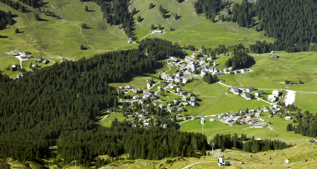 Blick über Parpan Blick über Parpan