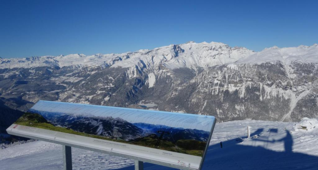 Panoramatafel auf Furggabüel Panoramatafel auf Furggabüel