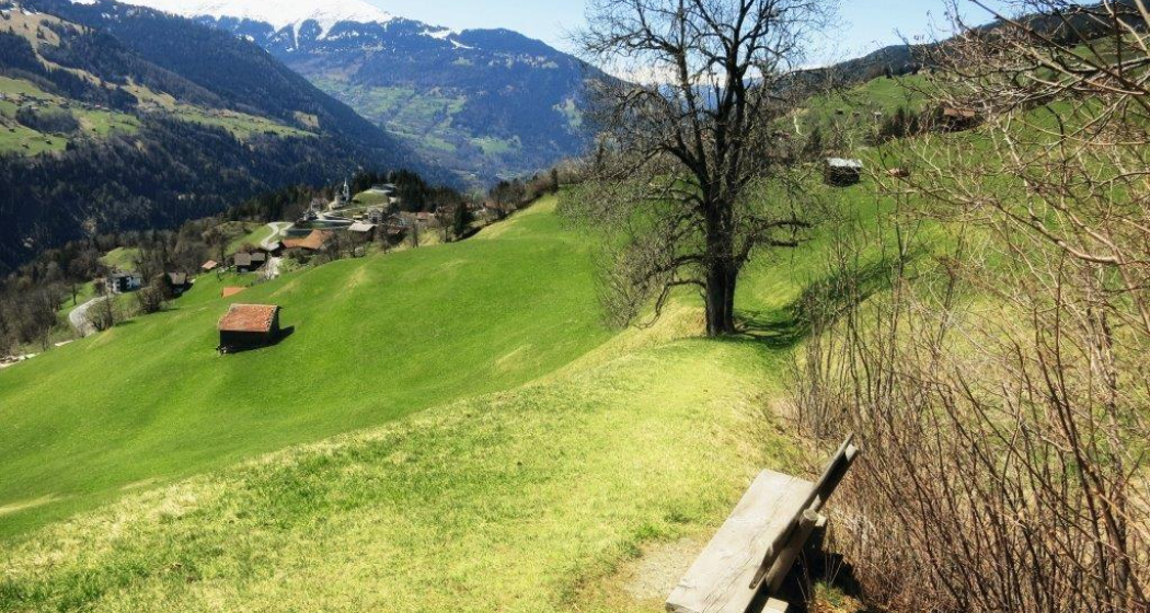 Aussicht Richtung Castiel Aussicht Richtung Castiel