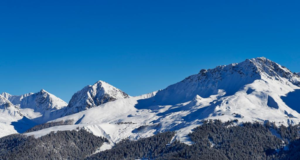 Aussicht von der Prätschalp im Winter Aussicht von der Prätschalp im Winter