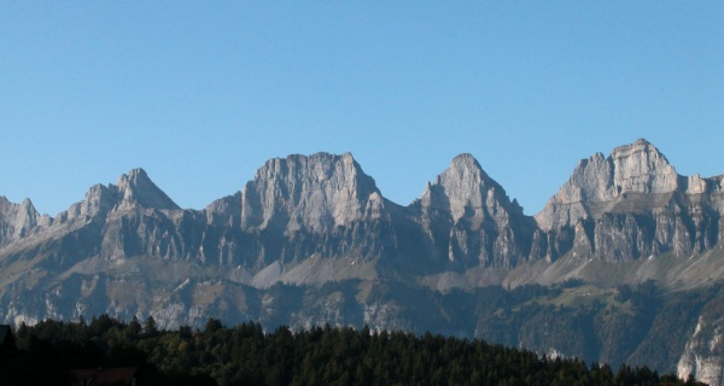 Blick auf die Churfirsten