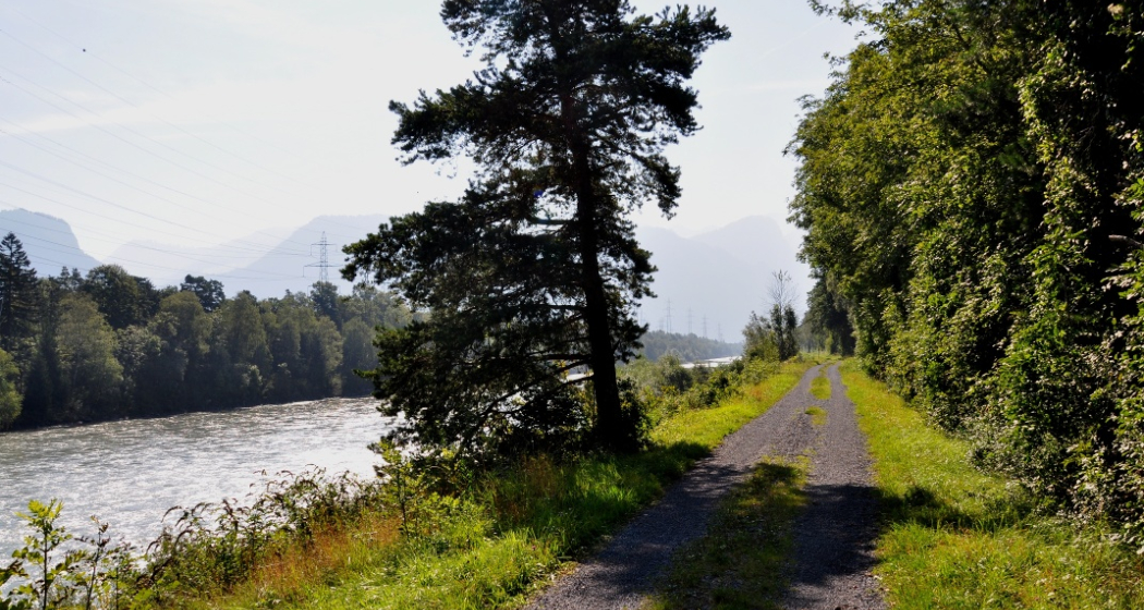 Der Rhein als Namensgeber des Trails