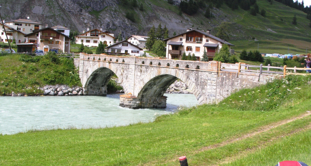 Innbrücke bei S-chanf Innbrücke bei S-chanf