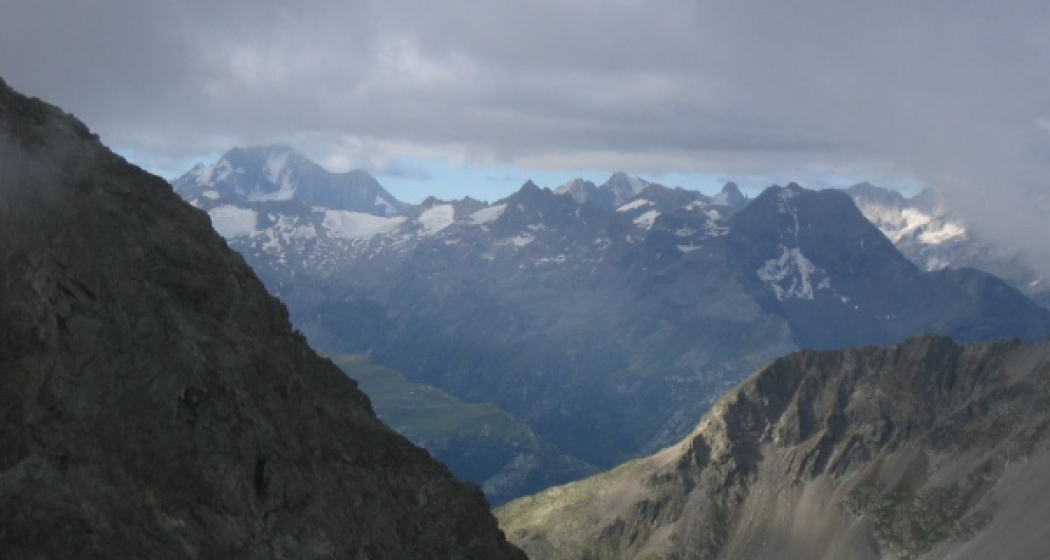 Aufstieg in Richtung Piz Julier Aufstieg in Richtung Piz Julier
