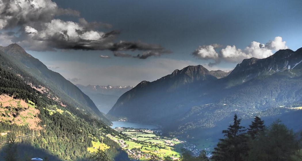 Sicht auf Val Poschiavo Sicht auf Val Poschiavo