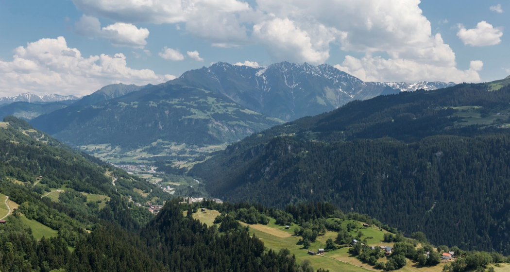 Aussicht oberhalb von Andiast Aussicht oberhalb von Andiast