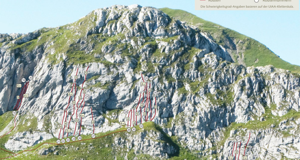 Klettergarten Gruoben, Tilisunafürggli