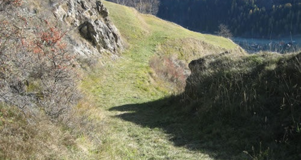Weg von Turatscha in Richtung Genastga Weg von Turatscha in Richtung Genastga