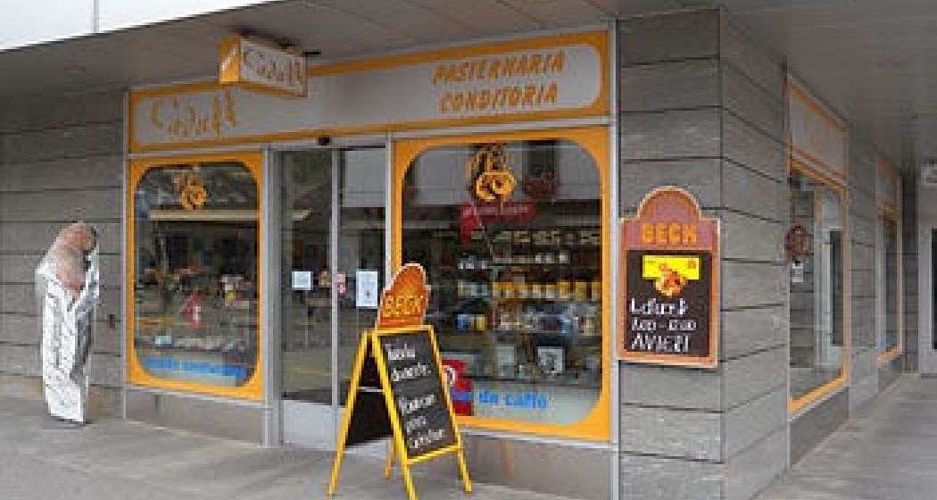 Eingangsbereich der Bäckerei Caduff Eingangsbereich der Bäckerei Caduff