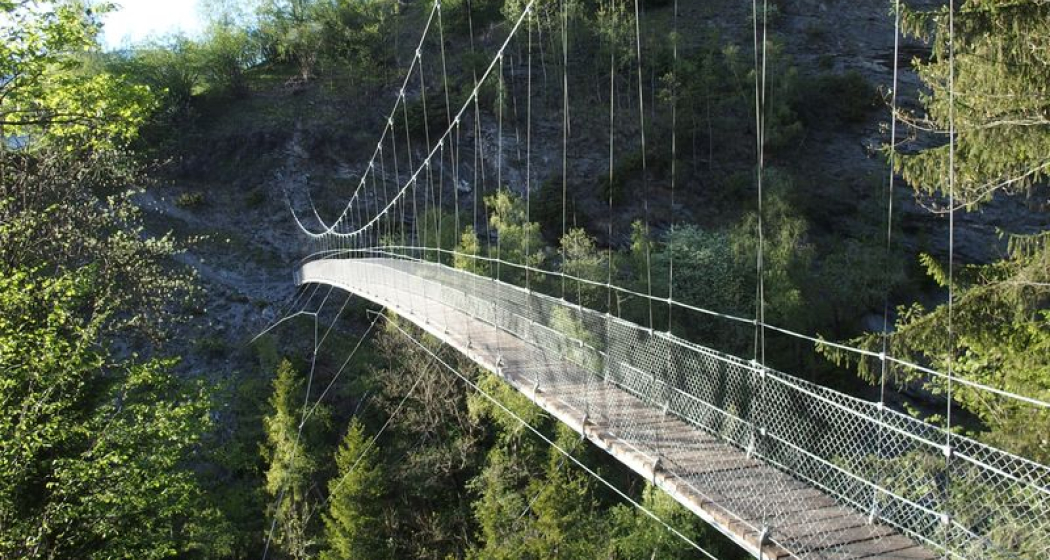 Hängebrücke Val da Tersnaus Hängebrücke Val da Tersnaus
