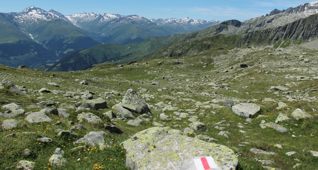 Die Landschaft um den See herum Die Landschaft um den See herum