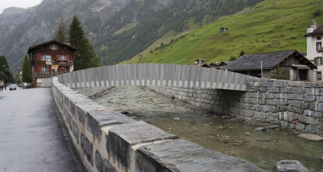Dorfbrücke Vals; Foto: W. Dechau