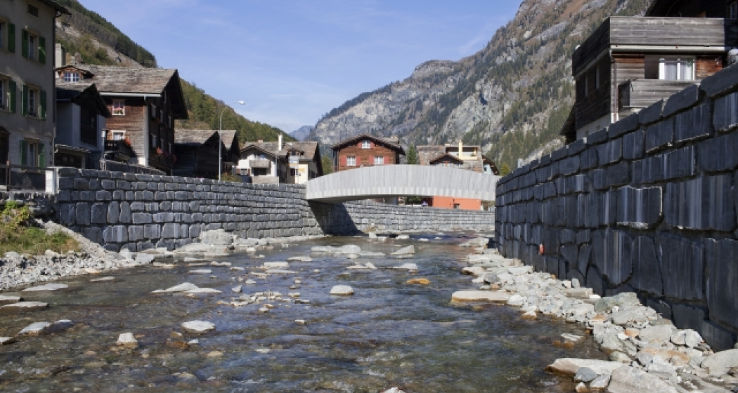 Dorfbrücke Vals; Foto: W. Dechau