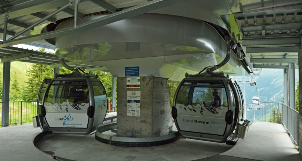Gondelbahn Vals; Foto: Robert Bösch