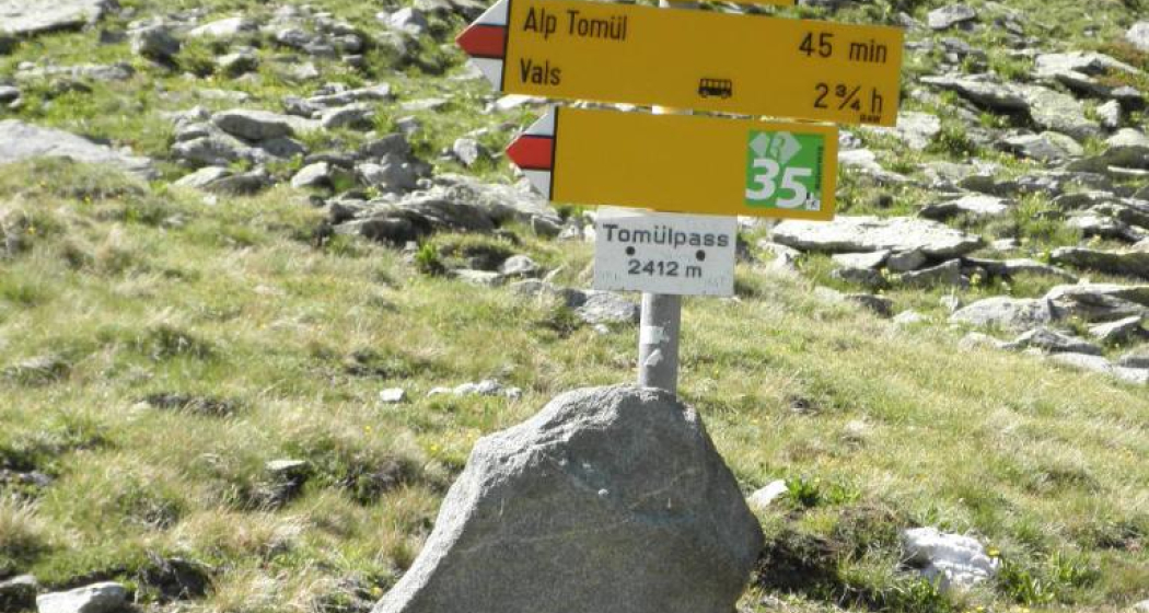 Passübergang Tomülpass Passübergang Tomülpass