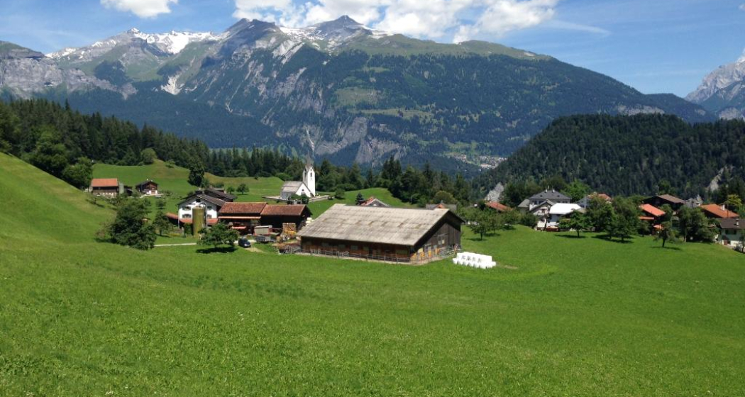 Versam am Rande der Rheinschlucht Versam am Rande der Rheinschlucht