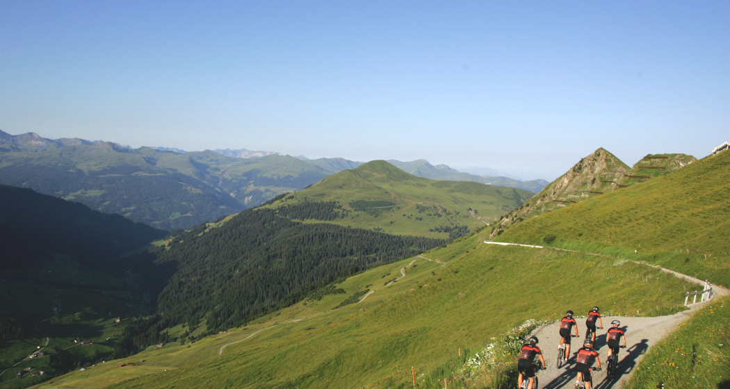 Blick vom Bärgli Richtung Chrüz und St. Antönien Blick vom Bärgli Richtung Chrüz und St. Antönien