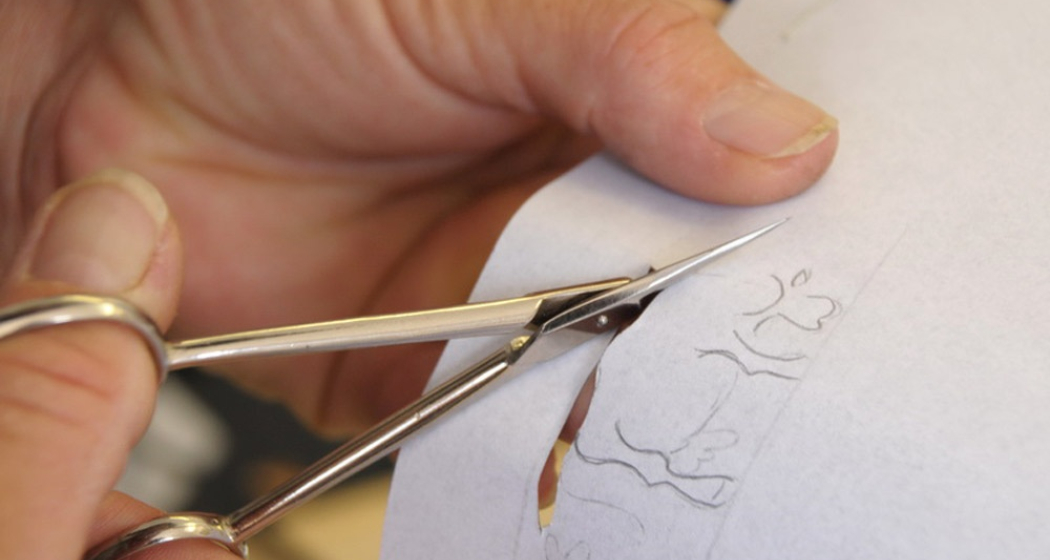 Monika Flütsch während der Arbeit