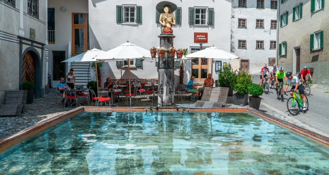 Gasthaus am Brunnen in Versam