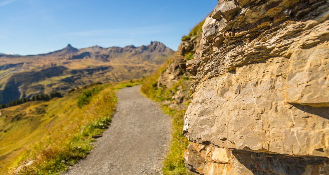 Die Tour startet bei der Bergstation Maschgenkamm Die Tour startet bei der Bergstation Maschgenkamm