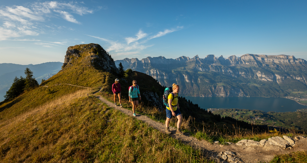 Walensee und Churfirsten auf der 7-Gipfel-Tour Walensee und Churfirsten auf der 7-Gipfel-Tour