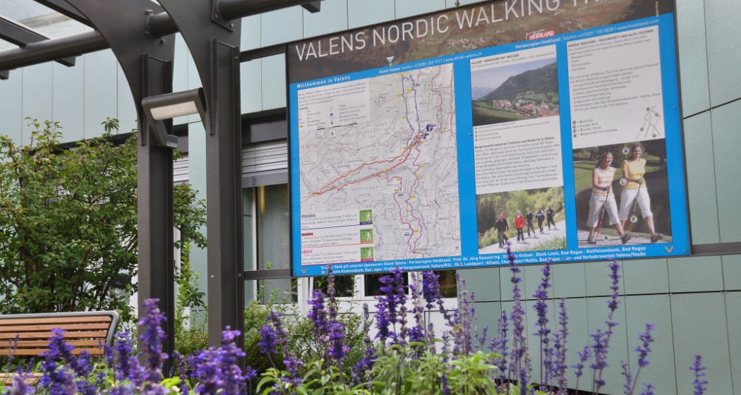 Infopoint bei der Klinik Valens Infopoint bei der Klinik Valens