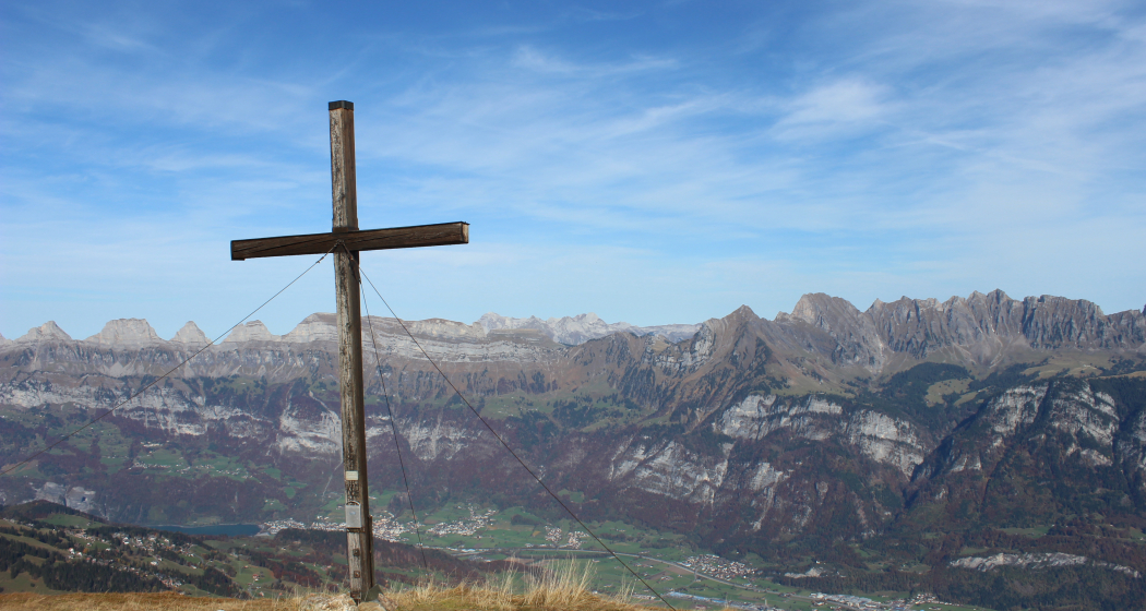 Guscha Gipfelkreuz Guscha Gipfelkreuz