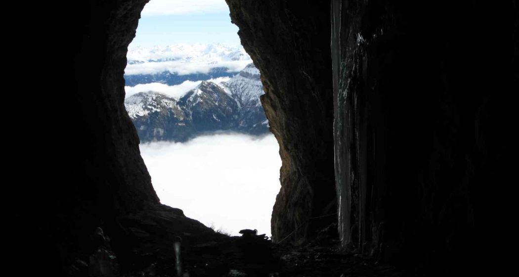 Blick aus dem Drachenloch Blick aus dem Drachenloch
