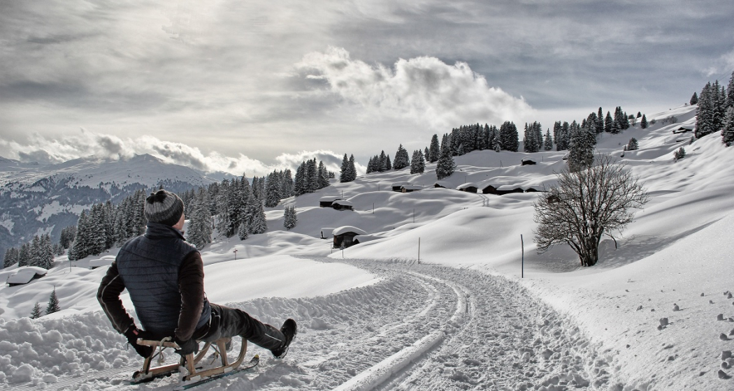 Grandioses Schlittelvergnügen von der Bodahütte hinab nach Pany