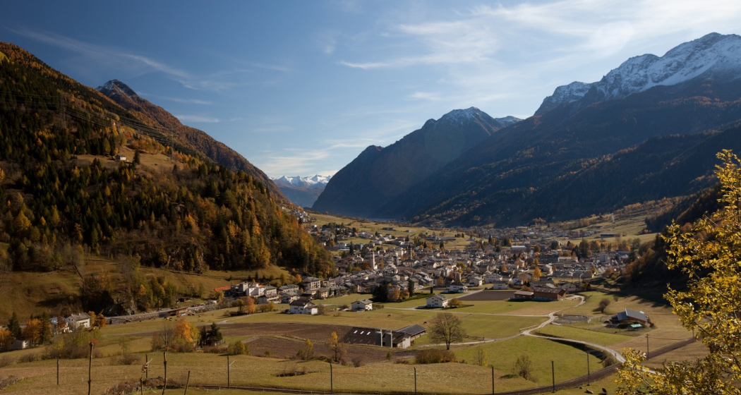 Ansicht von Poschiavo Ansicht von Poschiavo