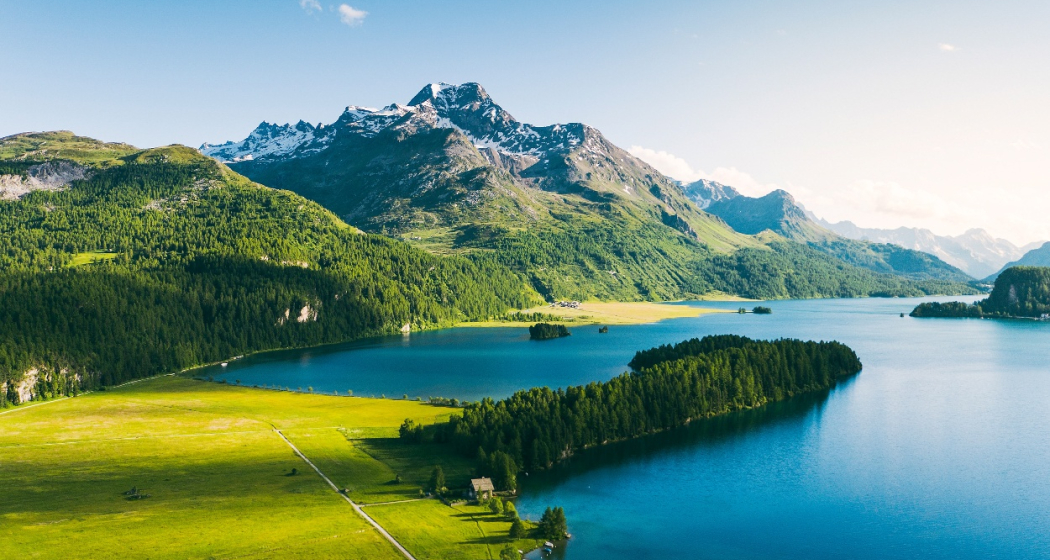 Silsersee und Chastè