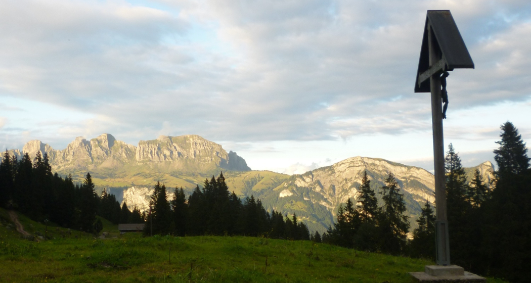 Kreuz bei der Alp Kohlschlag Kreuz bei der Alp Kohlschlag