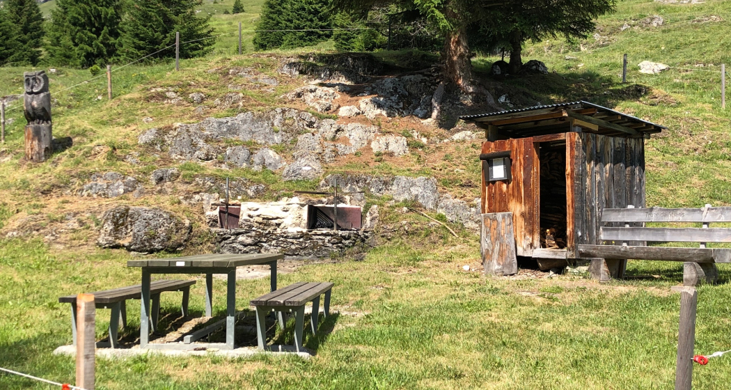 Grillplatz Trutg da Stiarls oberhalb Triel Grillplatz Trutg da Stiarls oberhalb Triel