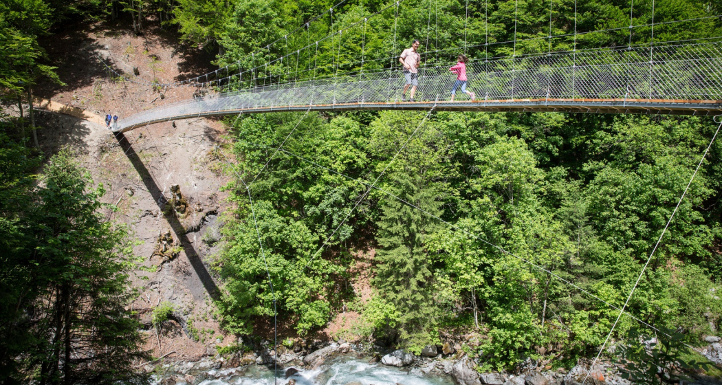 Hängebrücke Hängebrücke