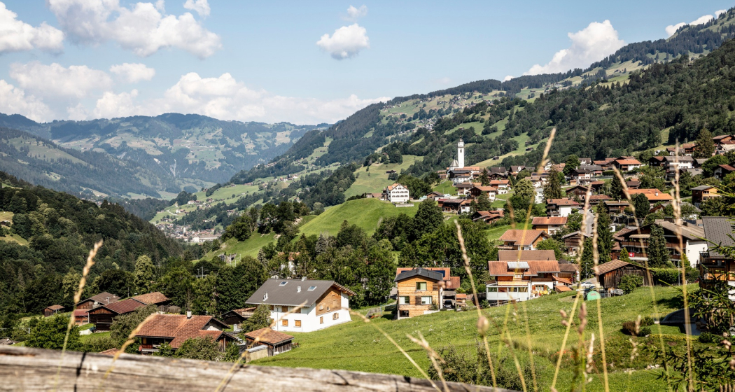 Blick auf Klosters Blick auf Klosters