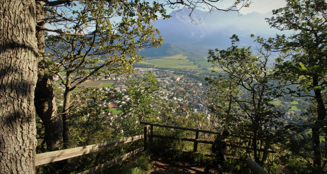 Aussicht auf Bad Ragaz Aussicht auf Bad Ragaz