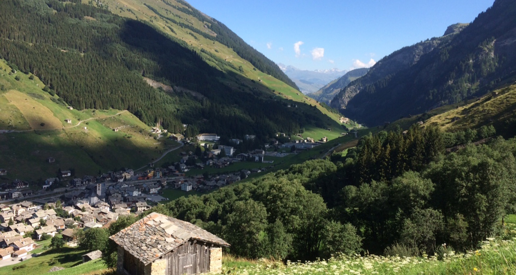 Blick nach Vals Blick nach Vals