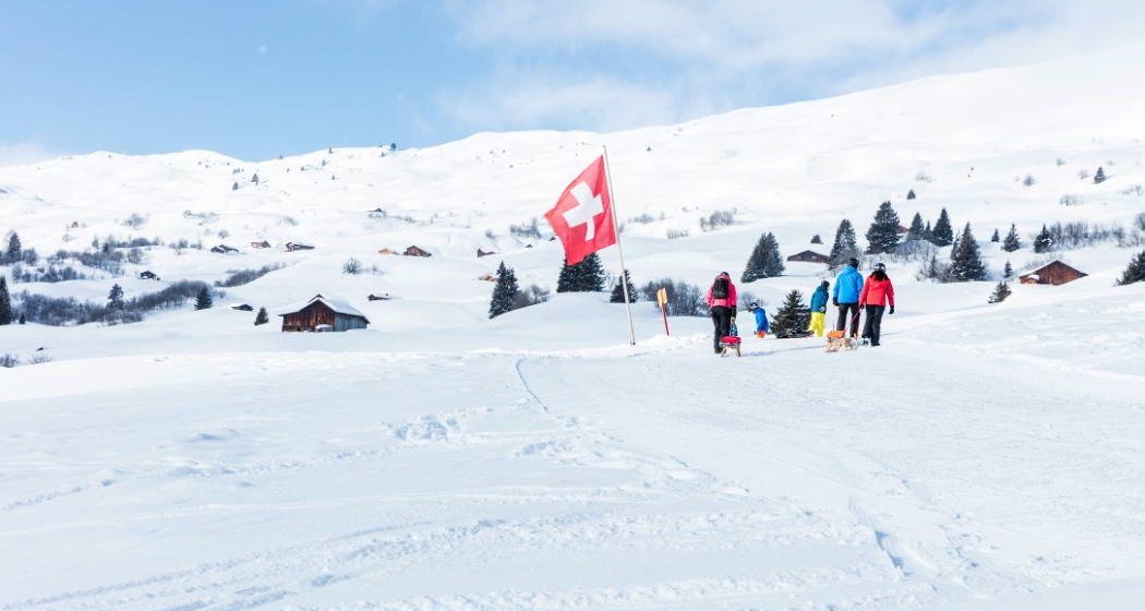Start Schlittelbahn Sarn Start Schlittelbahn Sarn