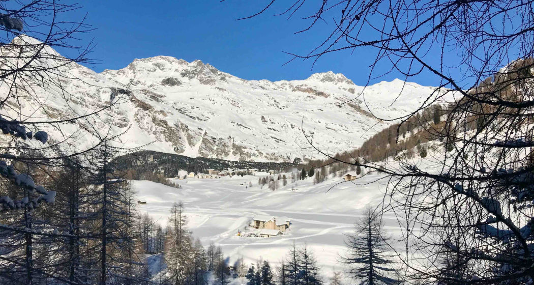 Blick auf Maloja Blick auf Maloja