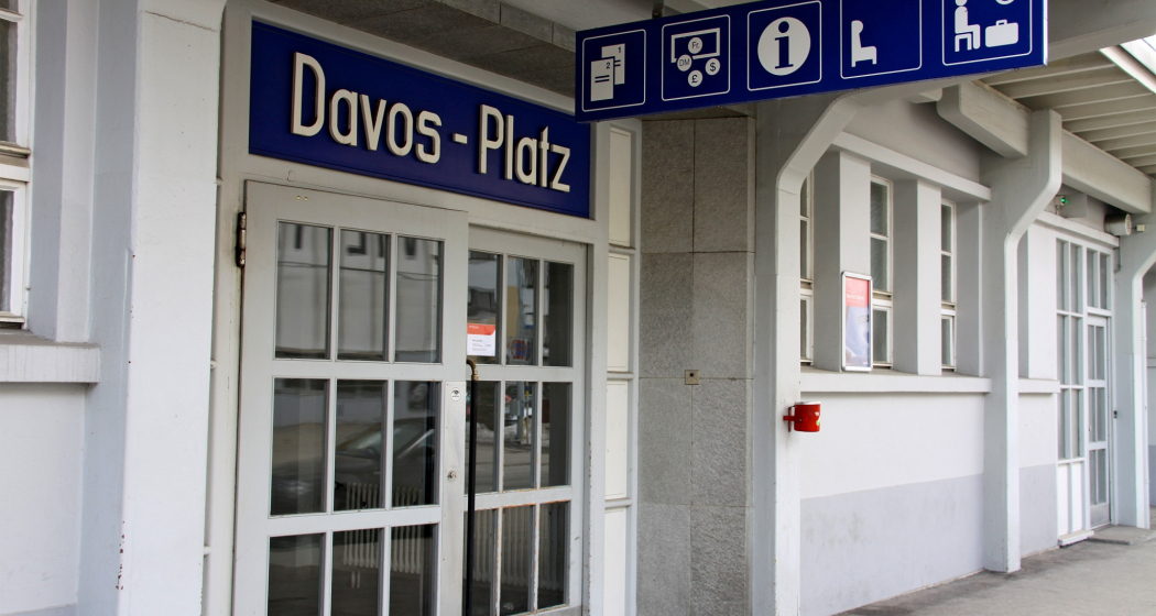 Bahnhof Davos Platz. Bahnhof Davos Platz.