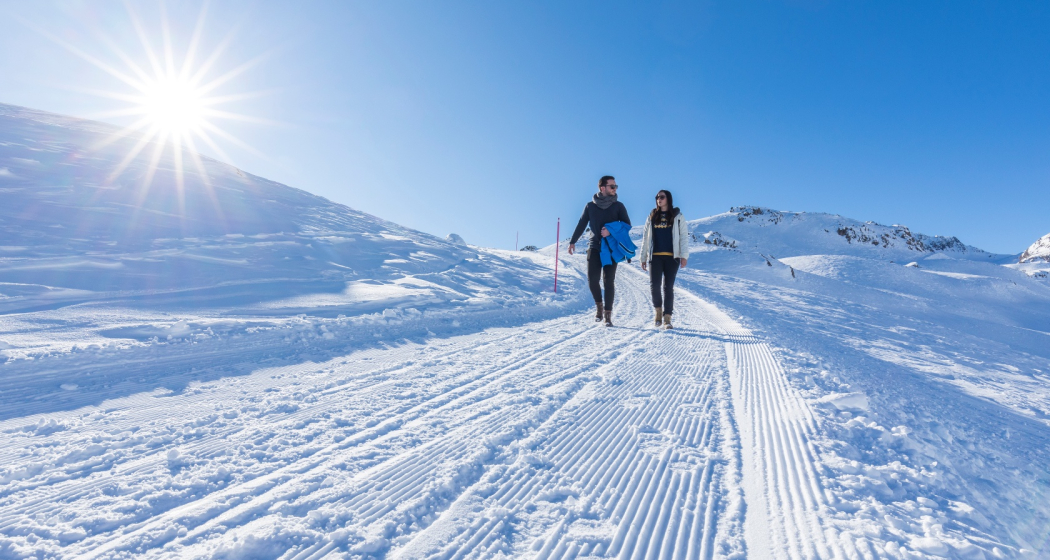 Winterwanderweg Corviglia-Marguns Winterwanderweg Corviglia-Marguns