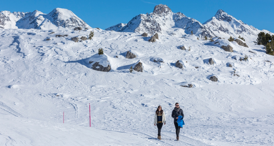 Winterwanderweg Corviglia-Marguns Winterwanderweg Corviglia-Marguns