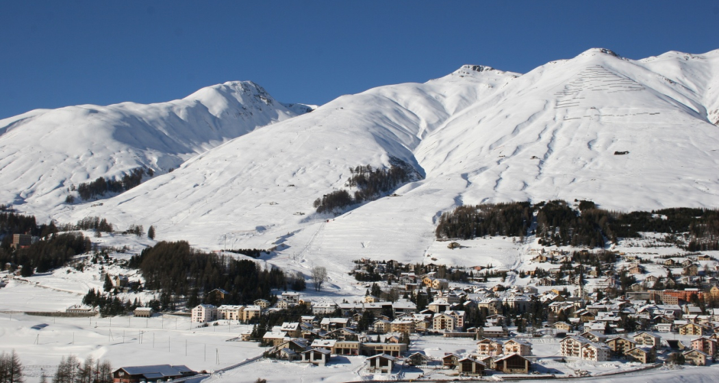 Blick auf Zuoz Blick auf Zuoz