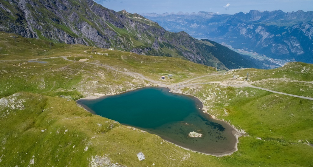 Der Wangsersee von oben