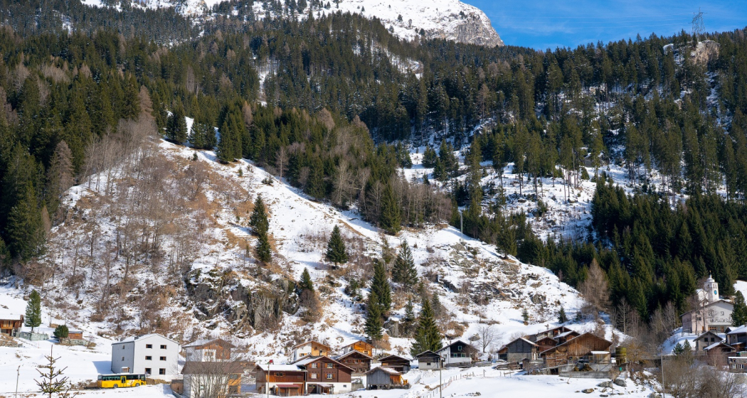 Ausserferrera im Winter Ausserferrera im Winter