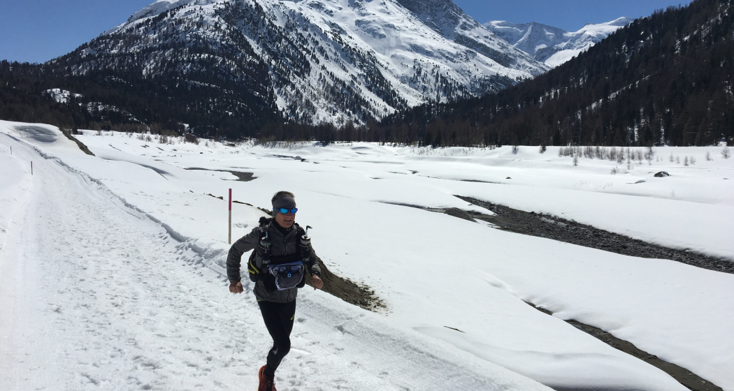 Trailrunner bei Morteratsch Trailrunner bei Morteratsch